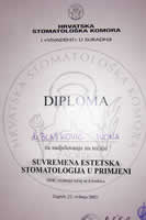 Diploma Ivona Blašković