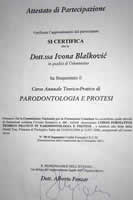 Diploma Ivona Blašković